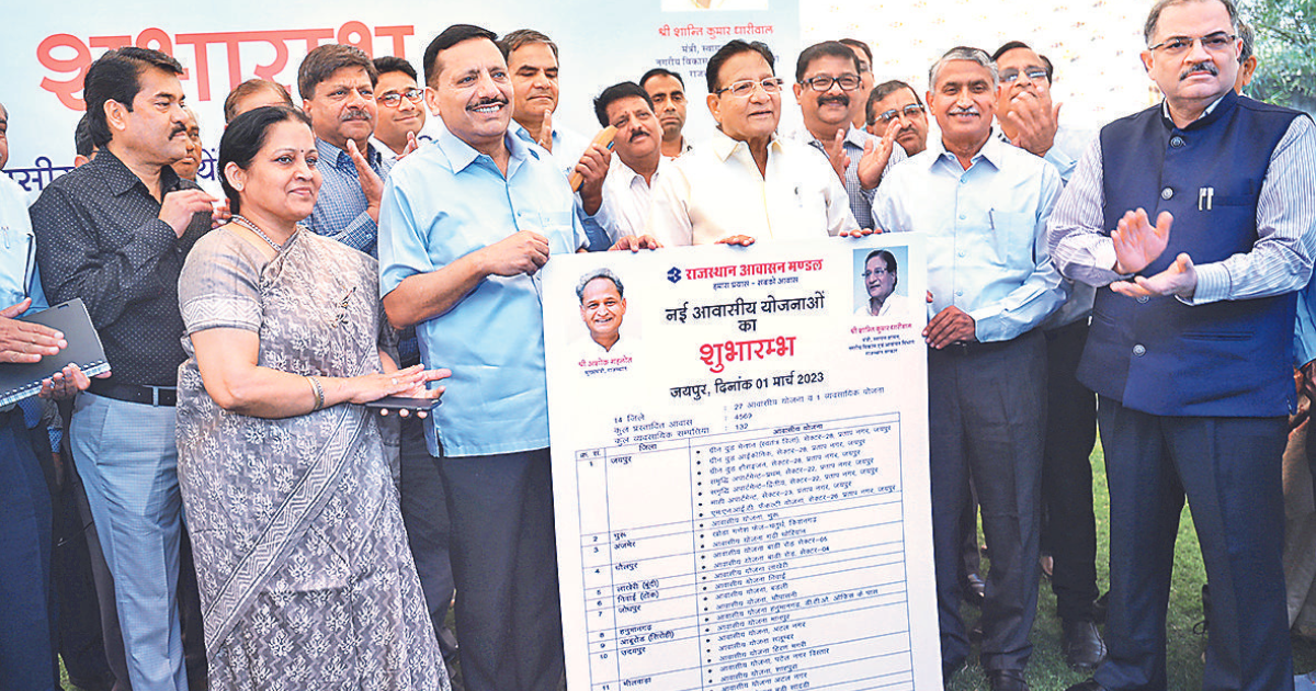 Dhariwal launches RHB’s schemes of over 4,500 flat-villas in 14 dists